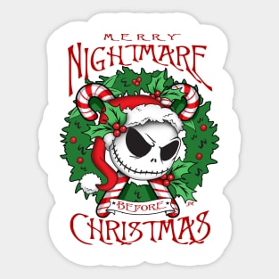 Christmas Jack Skellington Sticker